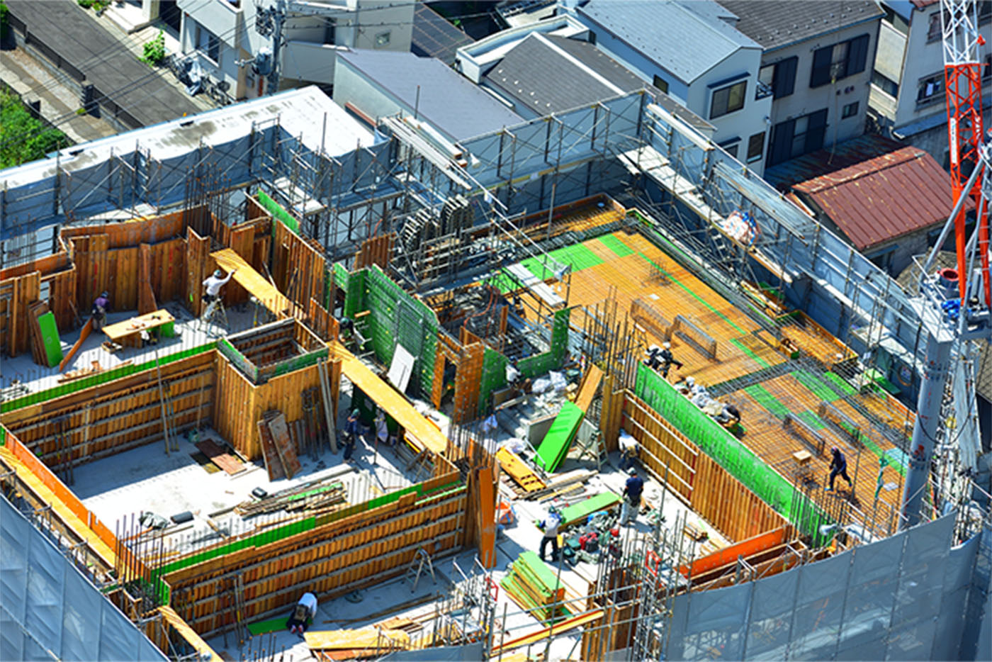建設現場の記録撮影
