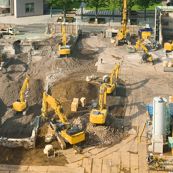 建設現場の記録撮影