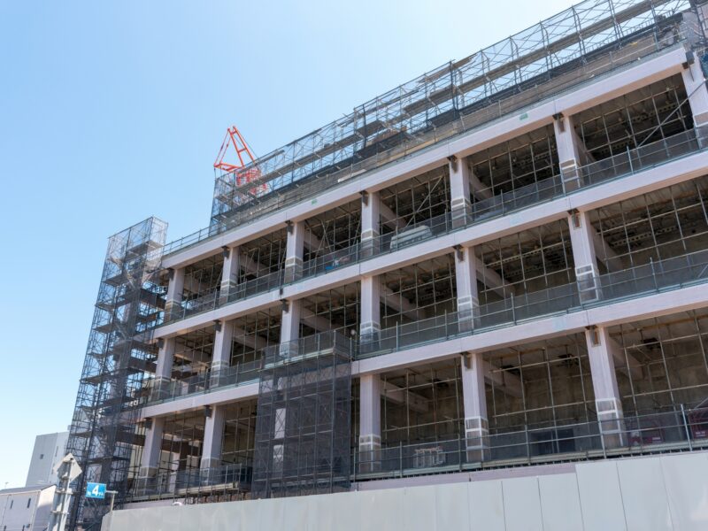 工事現場の記録撮影